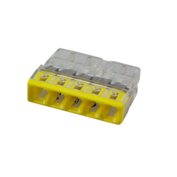 

Клемма WAGO 07-5134 2273-205 5-проводная до 2,5 мм², (100 шт./уп.), 07-5134