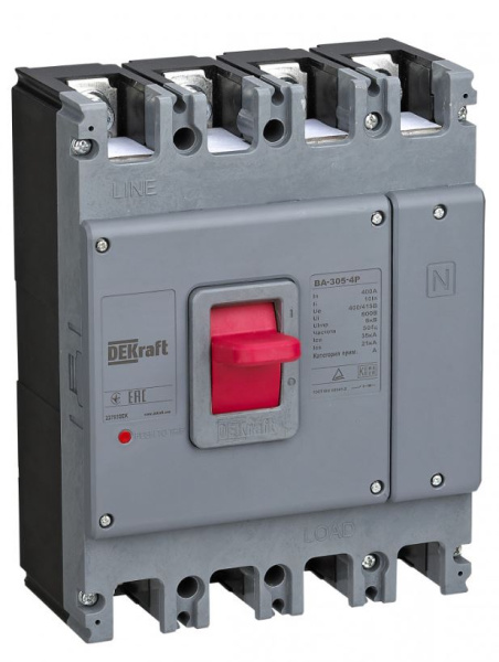 Изображение товара Автоматический выключатель в литом корпусе DEKraft 22791DEK