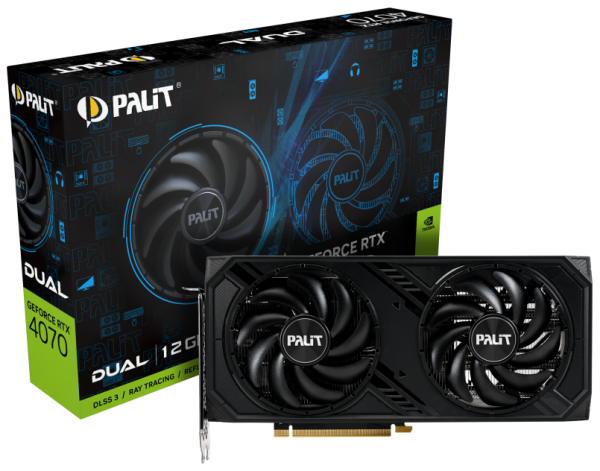 фото Видеокарта Palit GeForce RTX 4070 Dual (NED4070019K9-1047D) в Перми
