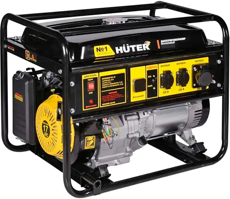 

Генератор бензиновый Huter DY 9.5A 64/1/133, DY 9.5A