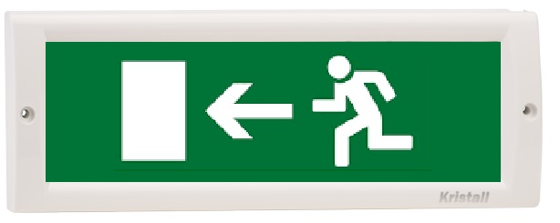 Оповещатель Электротехника и Автоматика КРИСТАЛЛ-220 "Человек в дверь влево" охранно-пожарный световой табло