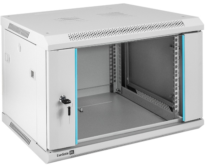 

Шкаф настенный 19", 6U Exegate EC-WM-6U.450.G.GREY EX298599RUS телекоммуникационный (19", 6U, 600x450x370mm (ШхГхВ), передняя дверь закаленное стекло,, EC-WM-6U.450.G.GREY