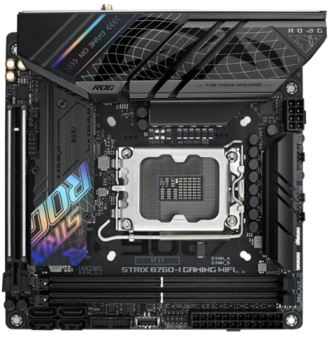Изображение товара Материнская плата ASUS ROG STRIX B760-I GAMING WIFI для игр