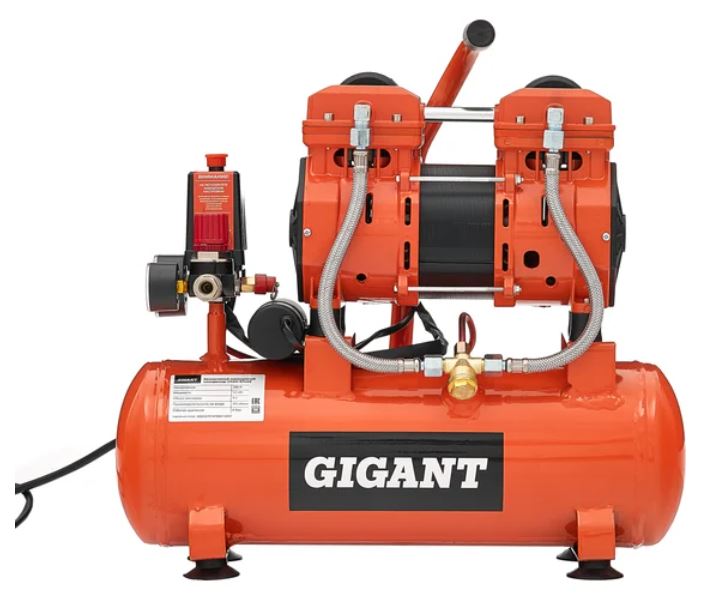 

Компрессор Gigant GSWK-9/1400 безмасляный малошумный, GSWK-9/1400