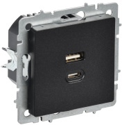 фото Розетка USB  IEK BR-U22-045-K02