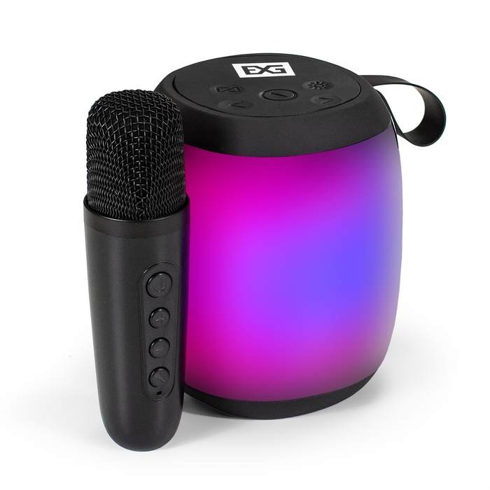 

Караоке Exegate Bro 310 EX294944RUS система (BT-колонка с беспроводным микрофоном и RGB подсветкой, 10Вт, 80-15000Гц, Bluetooth, Li-Ion, 1200mAh, FM 8, Bro 310