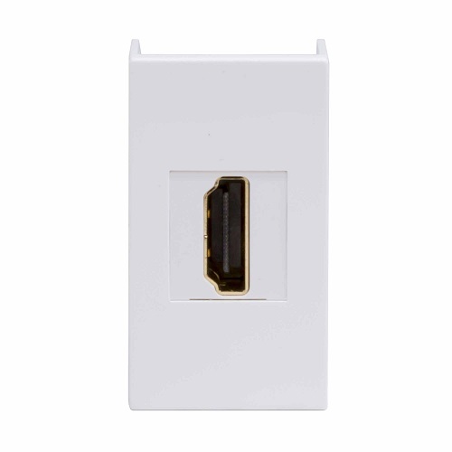 

Розетка DKC 41018 HDMI, 1 модуль, белая, "Viva", 41018