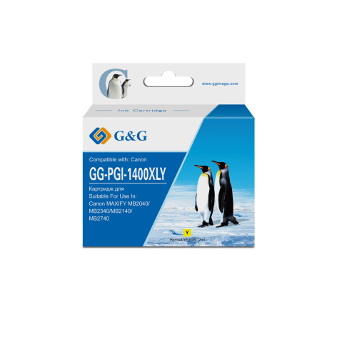 Изображение товара Картридж G&G GG-PGI-1400XLY для Canon струйных МФУ и принтеров