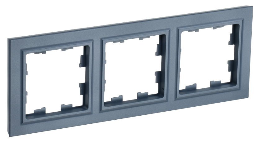 

Рамка тройная IEK BR-M32-K35 BRITE РУ-3-БрМ Маренго, BR-M32-K35