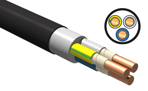 Изображение товара Кабель iTOK ППГнг(А)-FRHF 3х2.5 - надежный электрокабель для промышленных и бытовых целей