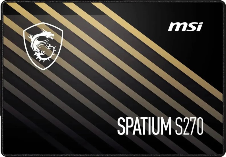 

Накопитель SSD 2.5'' MSI S78-440N070-P83 SPATIUM S270, 240GB, MTBF 2M, 500/400MB/s, S78-440N070-P83