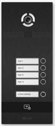 фото Вызывная панель  BAS-IP BI-04FBI Black в Омске