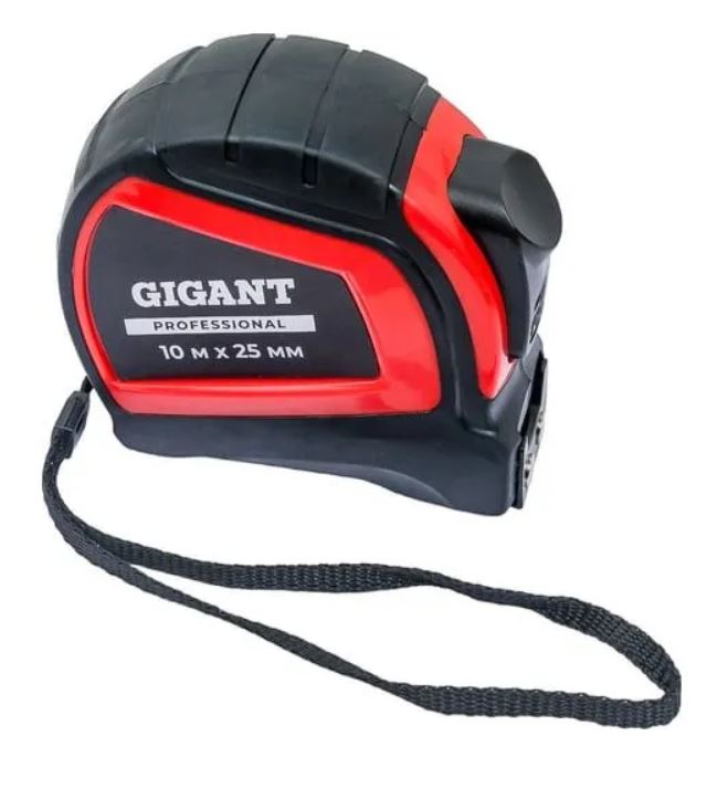 

Рулетка Gigant GPGW-05 10м x 25мм, с автостопом, GPGW-05