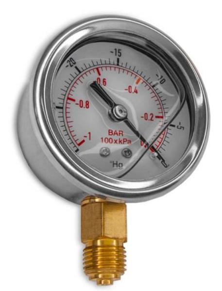 Изображение товара Вакуумметр МЕГЕОН 51708V - точный деформационный для газа G1/4