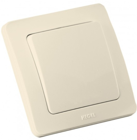 Изображение товара Одноклавишный переключатель HEGEL ВС16-361-01 электромонтажный