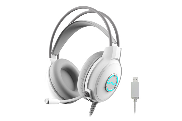 

Гарнитура A4Tech Fstyler FH300U белая, USB, 2м, закрытые, оголовье 1855065, Fstyler FH300U
