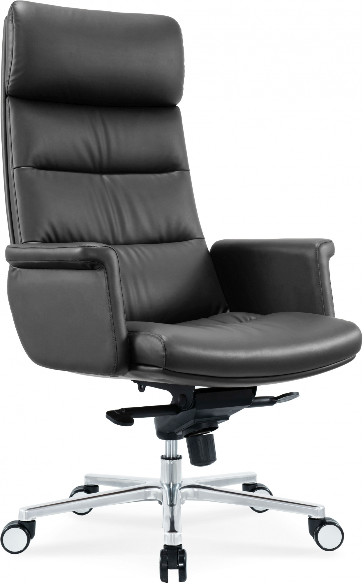 

Кресло Cactus CS-LBK-AMSTERDAM руководителя на колесиках, кожа, черный, CS-LBK-AMSTERDAM