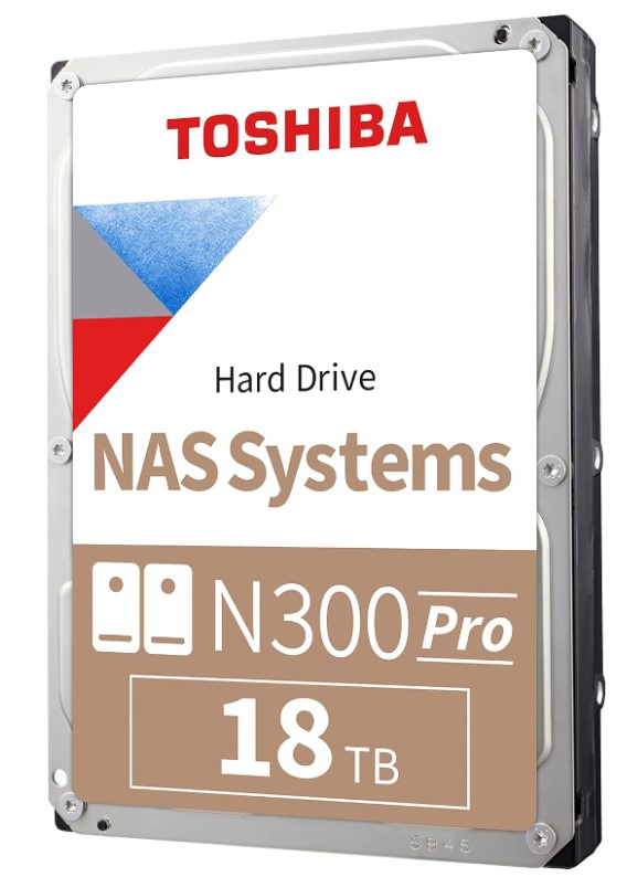 

Жесткий диск 18TB SATA 6Gb/s Toshiba N300 HDWG51JXZSTB 7200rpm 512MB, N300