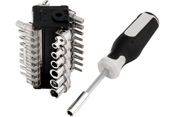 Изображение товара Набор отверток KRANZ KR-12-4791 31 предмет для монтажа и демонтажа