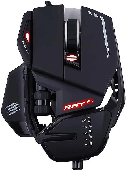 Изображение товара Игровая мышь Mad Catz R.A.T. 6+ с регулируемым весом и подсветкой