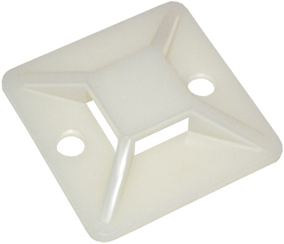 

Площадка самоклеющаяся IEK UHP30-20-100 20х20 белая под хомуты (100шт), UHP30-20-100