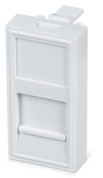 

Вставка Cabeus FP-22,5-1M 45x22,5 (ан. Mosaic) для 1 модуля формата Keystone Jack, FP-22,5-1M
