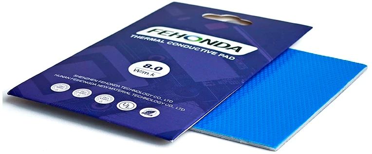 Термопрокладка FEHONDA FHND-8W-85X45-1.25 8W, 85x45 мм, 1.25 мм, 8 Вт/(м·K)