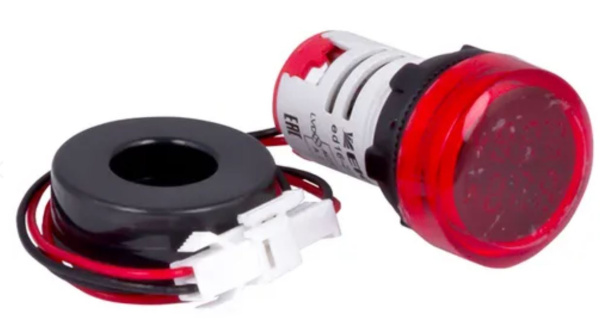 Изображение товара Индикатор напряжения и тока EKF ed16-22avd-r светодиодный IP54