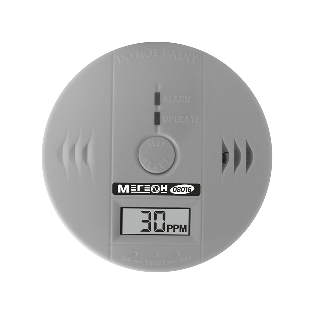 

Детектор утечки угарного газа МЕГЕОН 08016, Да