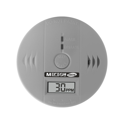 Изображение товара Детектор МЕГЕОН для мониторинга угарного газа громкая сигнализация