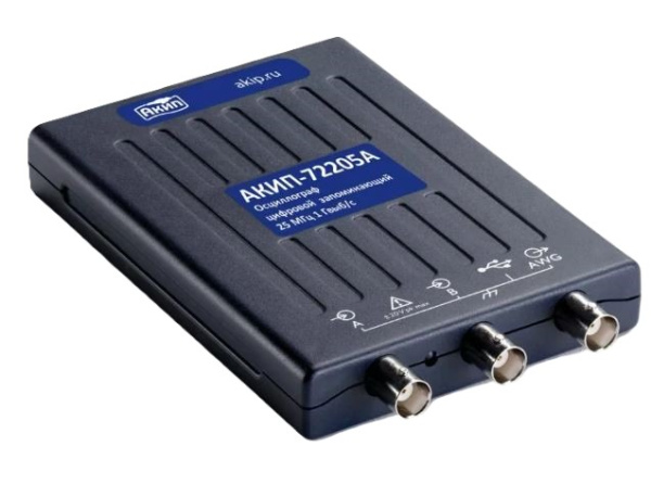 Изображение товара Цифровой USB-осциллограф АКИП 72205A с функциями спектроанализа и генератора