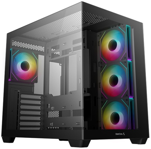 

Корпус ATX Deepcool CG530 4F без БП, боковая панель из закалённого стекла, 2*USB 3.0, USB Type-C, CG530 4F