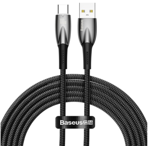 Изображение товара Кабель USB Type-C для зарядки и передачи данных Baseus Glimmer CADH000501