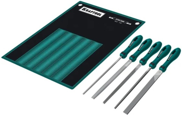 Изображение товара Kraftool Alligator 16905 набор напильников 200 мм профессиональный инструмент
