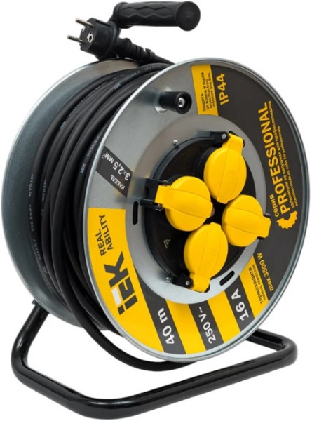 Изображение товара Удлинитель на катушке IEK WKP17-16-04-40-44