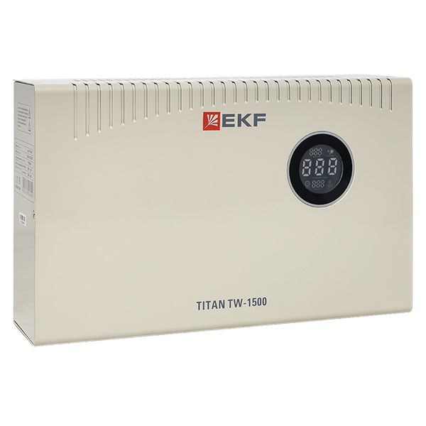 

Стабилизатор напряжения симисторный EKF stab-TW-1500 TITAN -TW-1500, stab-TW-1500