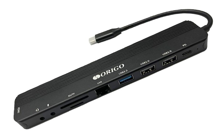 

Док-станция ORIGO OU3350SNPD/A1A USB-C 9-в-1 USB 3.0, 2xUSB 2.0, USB-C/PD 3.0, HDMI, Gigabit LAN, SD/TF/microSD, TRRS, Mic, OU3350SNPD/A1A