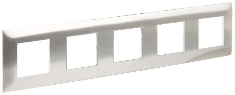 

Рамка пятерная IEK SK-M52-M-K50 SKANDY SK-F35N металл никель, SK-M52-M-K50