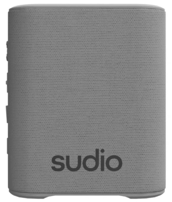 

Портативная акустика Sudio S2 беспроводная, цвет: серый, S2