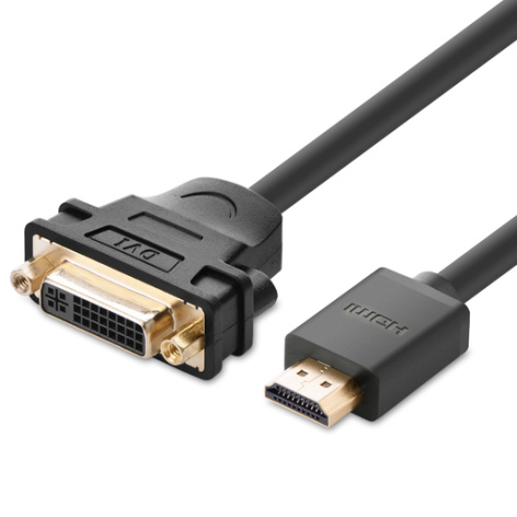 Изображение товара Кабель-адаптер HDMI DVI 0.15м позолота экранировка UGREEN 20136