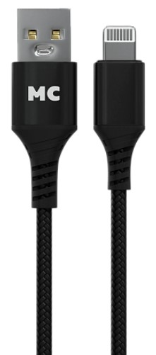 

Кабель More Choice K69i/К69л К69л Black USB 2.4A для Lightning 8-pin нейлон 1м Black, K69i/К69л