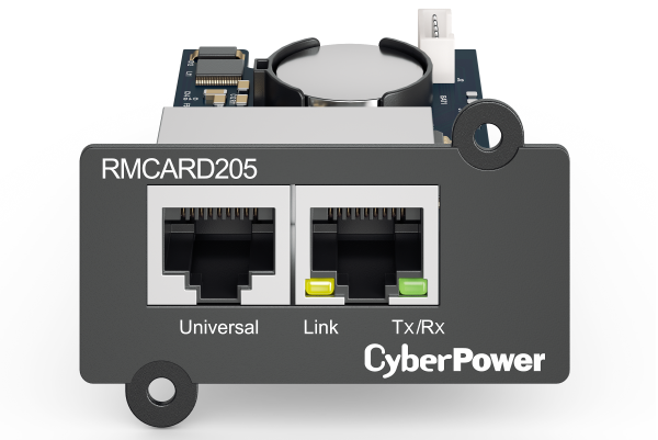 

Сетевая карта CyberPower RMCARD205 удаленного управления для ИБП серий OL, OLS, OR, PR, RMCARD205