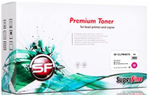 Изображение товара Картридж SuperFine SF-CLTM407S для Samsung CLP-320N и аналогов магента