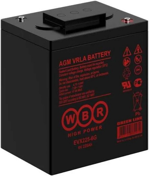 

Аккумулятор WBR EVX225-6G WBR 226Ач, EVX225-6G WBR