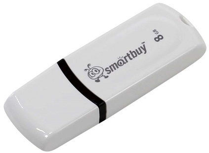 фото Накопитель USB 2.0 8GB SmartBuy SB8GBPN-W в Перми