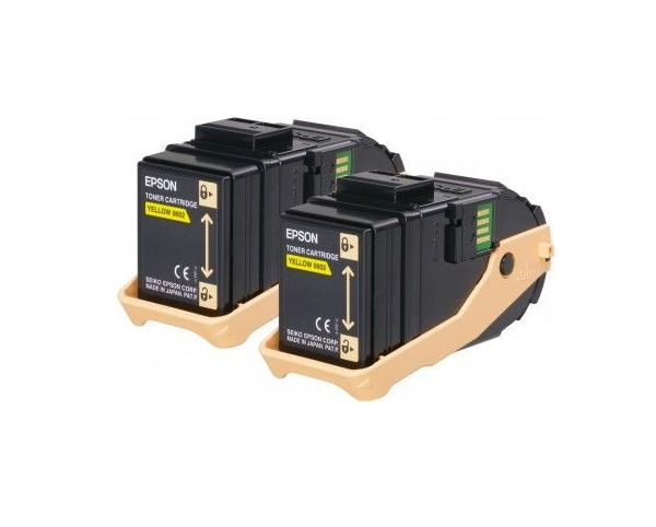 

Тонер-картридж Epson S050606 желтый для AcuLaser C9300 (2 штуки), S050606