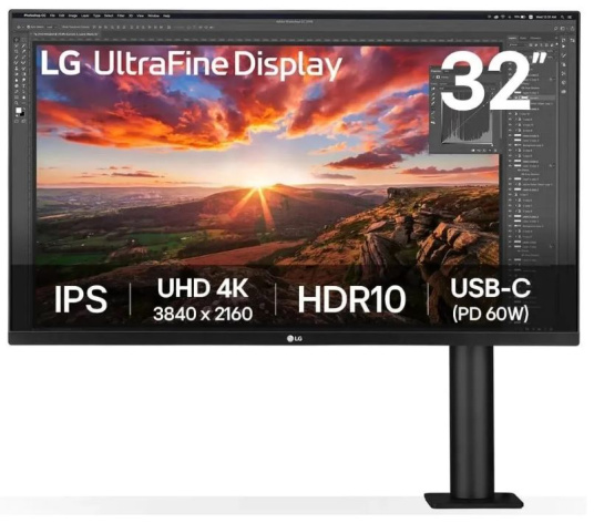 фото Монитор 31,5" LG UltraFine 32UN880K-B в Красноярске