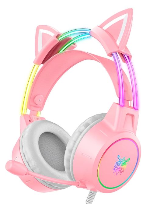 

Гарнитура ONIKUMA X15 PRO максимальная воспроизводимая частота 20000Гц, микрофон несъёмный, длина кабеля 2.1м, pink, X15 PRO