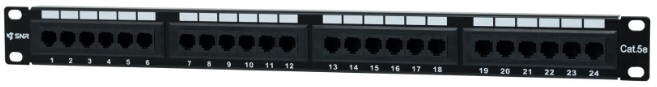 

Патч-панель SNR SNR-UD-1U24-5E-H-LC 19" неэкранированная, 1U, 24 порта, cat.5e, горизонтальная заделка, SNR-UD-1U24-5E-H-LC