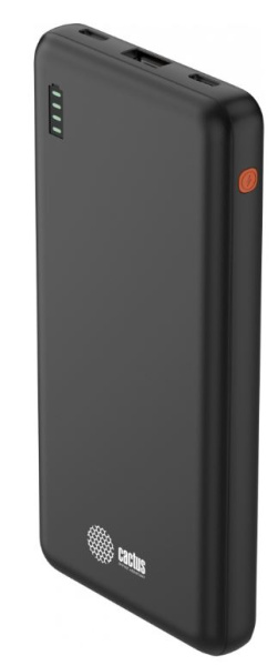 Изображение товара Портативный аккумулятор Cactus CS-PBFSAA-10000 с двумя USB Type-С и USB Type-А